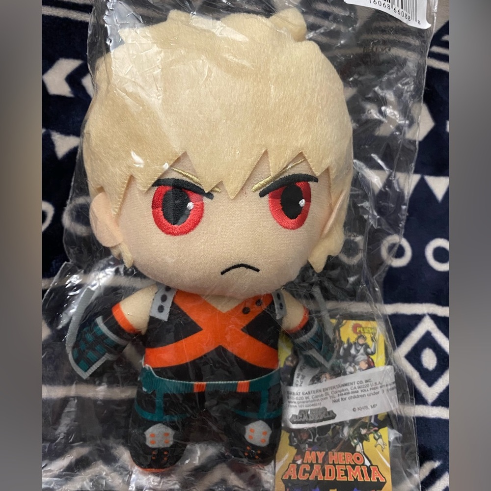 🗡️ Great Eastern Entertainment My Hero Academia Katsuki Bakugo 8” Plush Doll